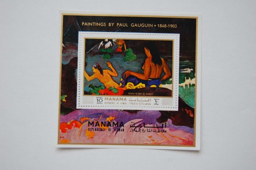 Zdjęcie oferty: Adżman,Manama Sw 974** Paul Gauguin, obraz /ms/