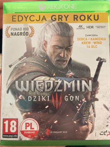 Zdjęcie oferty: Wiedźmin 3 : Dziki Gon (edycja gry roku) -XBOX ONE