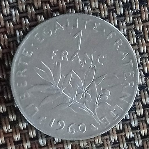 Zdjęcie oferty: Moneta 1 FRANC 1960 