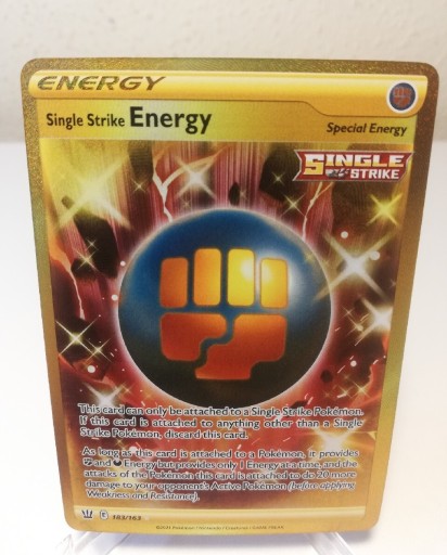 Zdjęcie oferty: Karta Pokemon Single Strike Energy 183/163