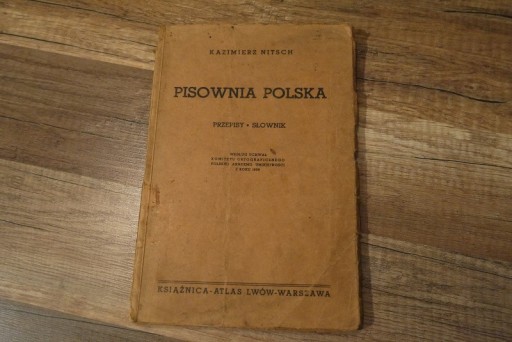 Zdjęcie oferty: Nitsch Pisownia Polska - Przepisy Słownik