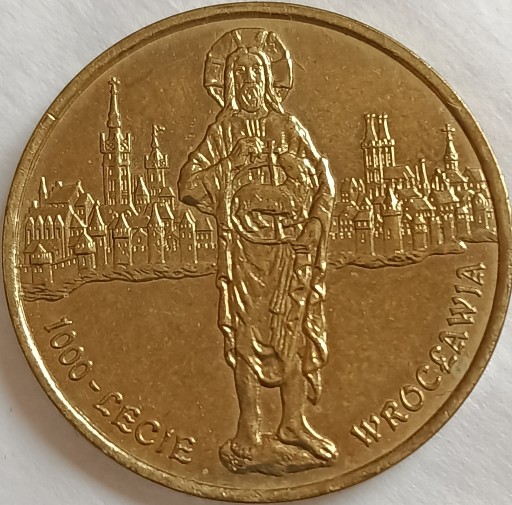 Zdjęcie oferty: 2000 - 2 złote - 1000-lecie Wrocławia