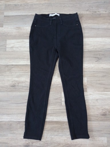 Zdjęcie oferty: Legginsy Next czarne 34 Cropped Jersey Denim