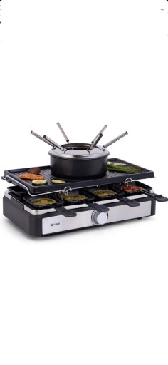 Zdjęcie oferty: BluMill Raclette & Fondue grill elektryczny stołowy 