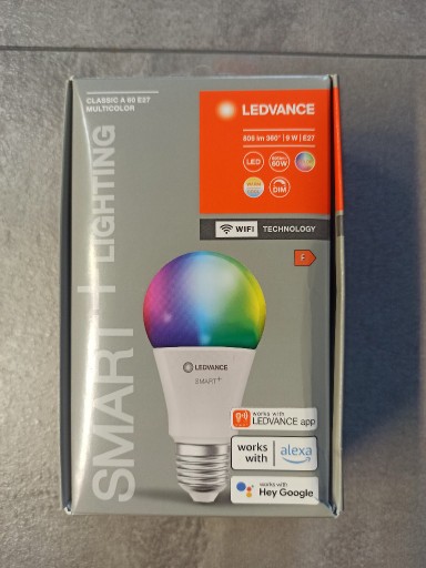 Zdjęcie oferty: Żarówka LED Ledvance Smart+ RGBW E27 9 W