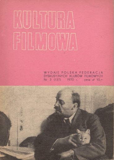 Zdjęcie oferty: Kultura Filmowa - nr 3 (137) 1970 r.