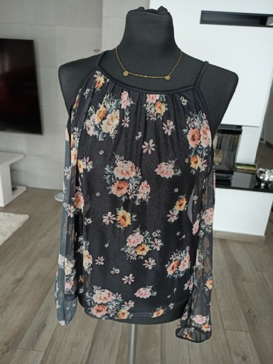 Zdjęcie oferty: New look bluzka siateczka xl nowa print kwiatowy 