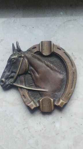 Zdjęcie oferty: Podkowa ozdobna głowa konia mosiądz