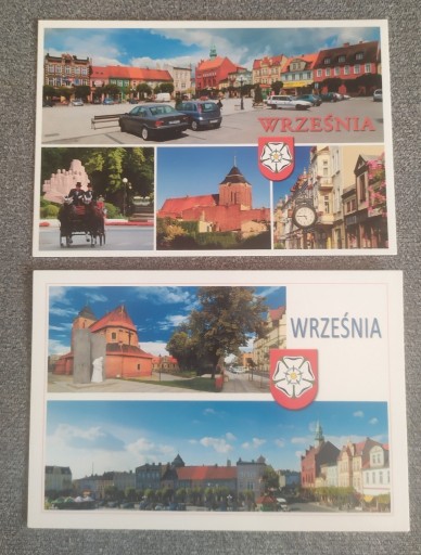 Zdjęcie oferty: Września: rynek ratusz herb miasta 