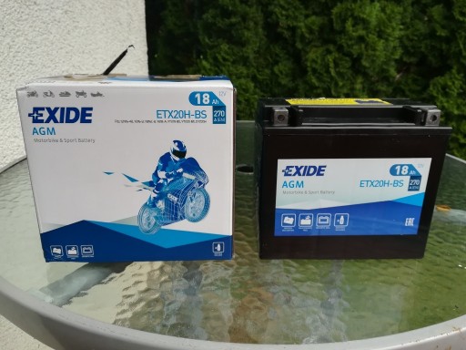 Zdjęcie oferty: Akumulator Motocyklowy EXIDE ETX20H-BS