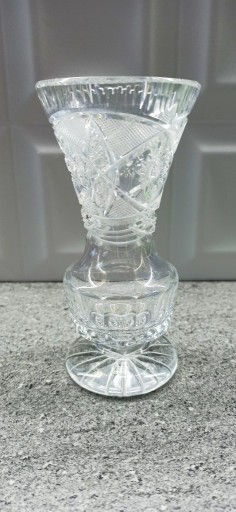 Zdjęcie oferty: Wazon szklany kryształowy mały wazonik vintage