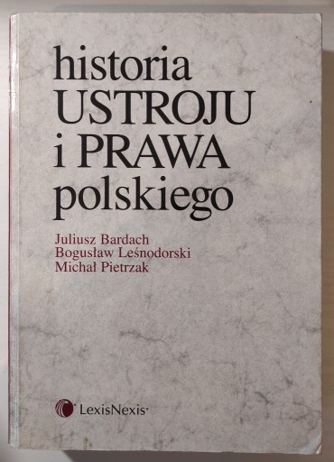 Zdjęcie oferty: historia USTROJU i PRAWA polskiego