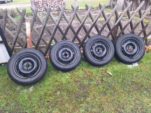 Zdjęcie oferty: Felgi stalowe 4x100 z oponami 185/65 r15