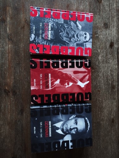 Zdjęcie oferty: Goebbels. Dzienniki. Tom 1,2 i 3