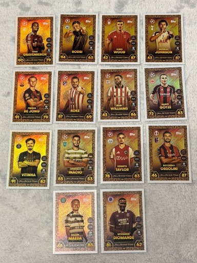 Zdjęcie oferty: Karty Topps Match Attax 25/26 All Action Hero (14 szt)
