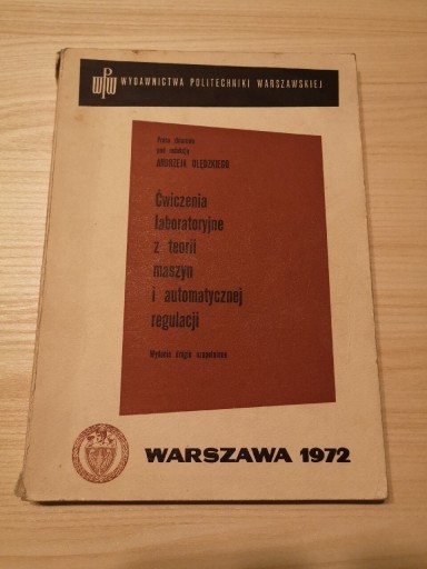 Zdjęcie oferty: Ćwiczenia laboratoryjne z teorii maszyn Olędzki 