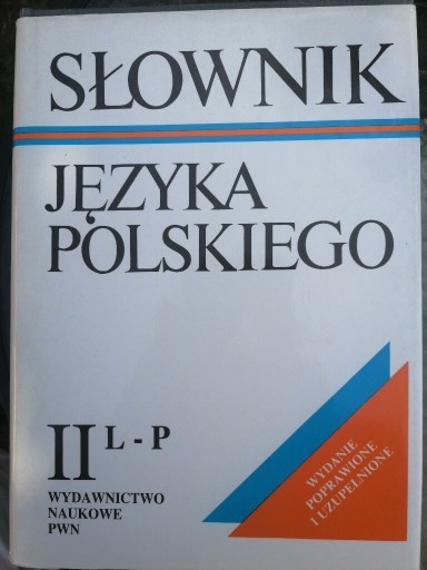 Zdjęcie oferty: SŁOWNIK JĘZYKA POLSKIEGO 