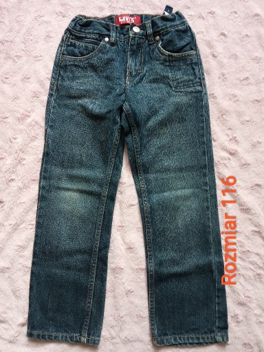Zdjęcie oferty: Spodnie jeansy chłopięce Levi's r.116