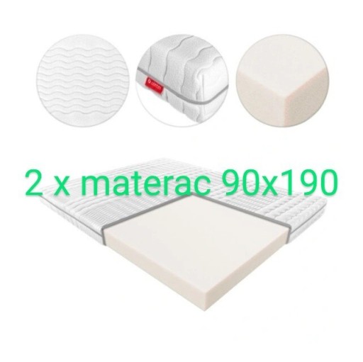 Zdjęcie oferty: Materac HERMES JANPOL piankowy 90x190