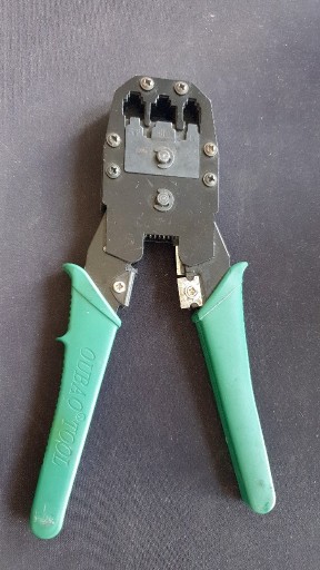 Zdjęcie oferty: Zaciskarka zaciskacz wtyków RJ-11 RJ-12 RJ-45