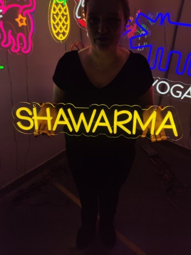 Zdjęcie oferty: Shawarma Napisy Świetlne. Dekoracje Neon Led