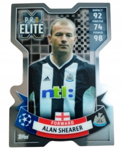 Zdjęcie oferty: MATCH ATTAX 263 X ALAN SHEARER NEWCASTLE