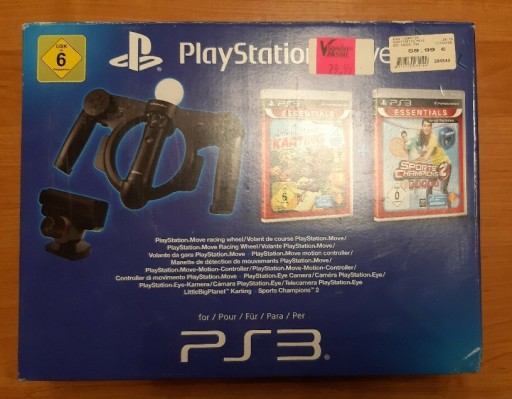 Zdjęcie oferty: PlayStation Move kierownica PS3 PS4  + Gry