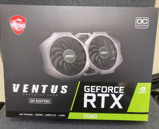 Zdjęcie oferty: Karta graf. MSI GeForce RTX 2060 VENTUS GP OC 6 GB