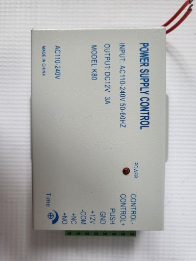 Zdjęcie oferty: System dostępu do drzwi K80 sterowanie zasilaniem elektrycznym DC 12V 3A mi
