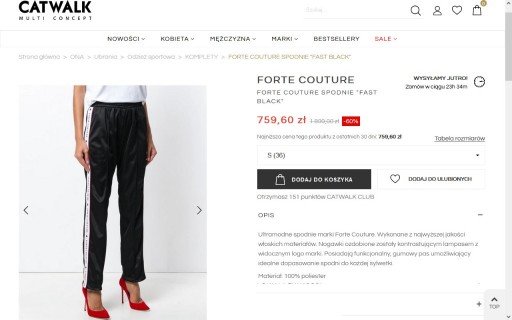 Zdjęcie oferty: spodnie forte couture
