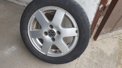 Zdjęcie oferty: Felgi aluminiowe z oponami letnimi vw 14cali 4×100