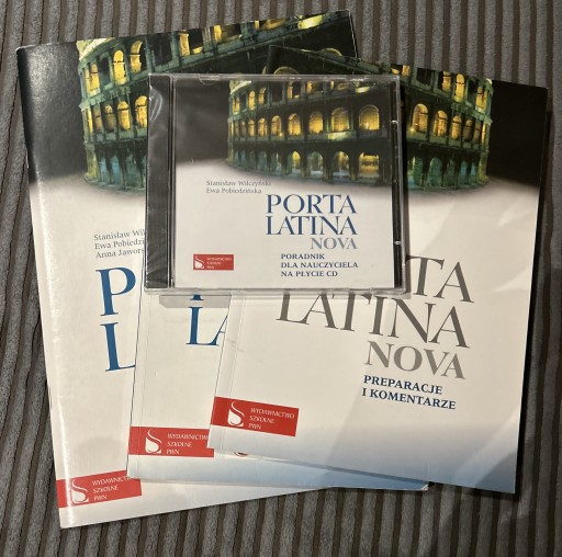 Zdjęcie oferty: Porta latina nova komplet cd poradnik dla nauczyci