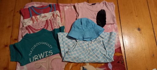 Zdjęcie oferty: Paka zestaw ubrań letnich dla dziewczynki 86/92