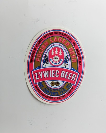 Zdjęcie oferty: Etykieta piwa z Żywca
