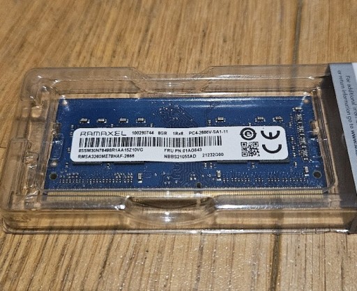 Zdjęcie oferty: Pamiwć RAM sodimm Ramaxel 8gb ddr4 2666 