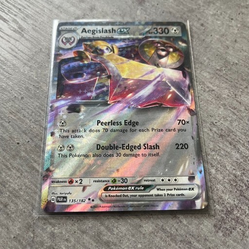 Zdjęcie oferty: Karta Pokemon Aegislash ex PAR 135 Paradox Rift