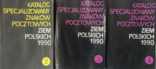 Zdjęcie oferty: Katalog znaków pocztowych ziem polskich cz.2,3,4
