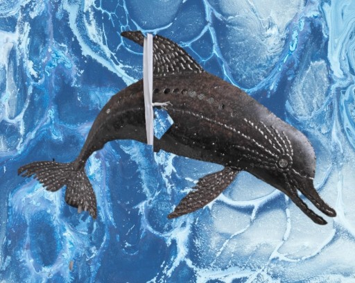 Zdjęcie oferty: DOLFIN, , DEKORACJA NA ŚCIANĘ 60 cm, METAL