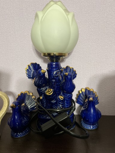 Zdjęcie oferty: Sprzedam lampę ceramiczna kobaltową