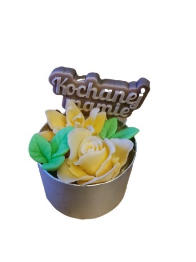 Zdjęcie oferty: Flowerbox pudełko kwiaty mydlane Dzień Mamy 