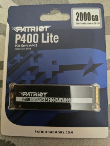 Zdjęcie oferty: NVMe Patriot P400 LITE  2TB 2000GB