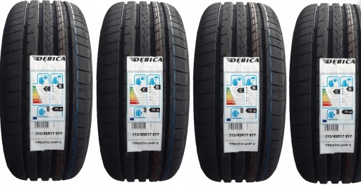 Zdjęcie oferty: OPONY LETNIE 4×Dębica Presto UHP 215/45R17 91 Y XL