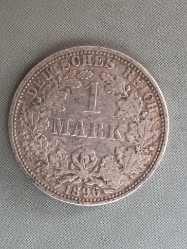 Zdjęcie oferty: 1 marka 1896 A  srebro 