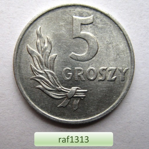 Zdjęcie oferty: Polska - PRL - 1949 - 5 groszy (Al)