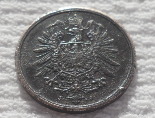 Zdjęcie oferty: Wilhelm I 2 fenigi pfennig 1876 J Hamburg Ładne