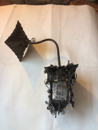 Zdjęcie oferty: Stara lampa metaloplastyka