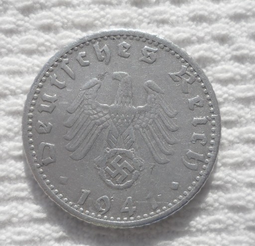 Zdjęcie oferty: Niemcy III Rzesza 50 reichspfennig fenigów 1941 D