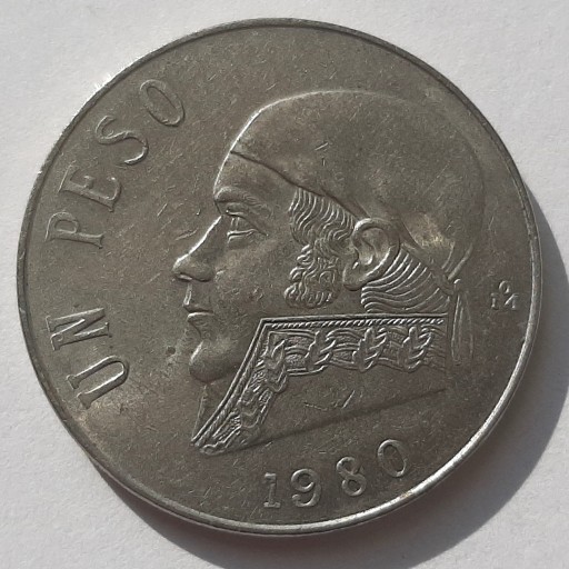 Zdjęcie oferty: Meksyk, 1 peso 1980