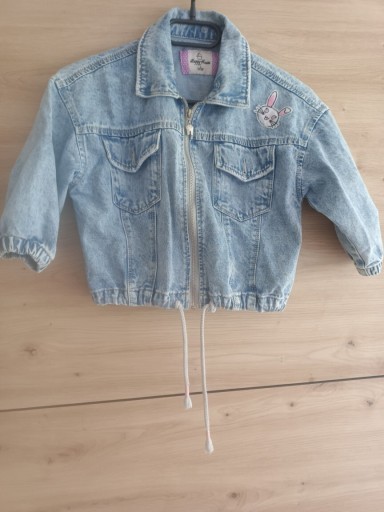 Zdjęcie oferty: Jeansowa kurtka oversize r.92/98