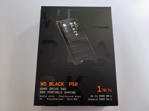 Zdjęcie oferty: Nowy dysk WD Black P50 Game Drive 1TB SSD